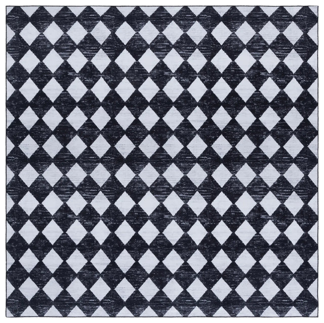 Safavieh Santa Clara 300 6'-0" x 6'-0" Rug in Black / Ivory