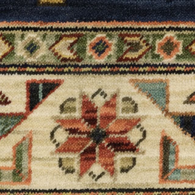 Oriental Weavers Lilihan 532B6 Navy/ Multi Rug - room scene 2