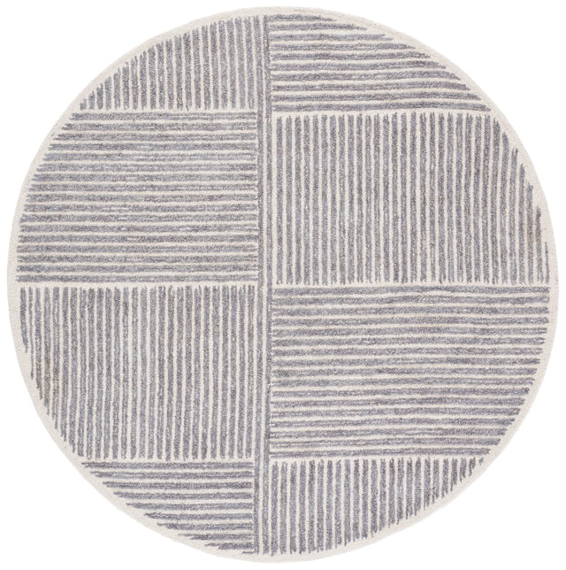 Safavieh Abstract 6'-0" x 6'-0" Rug in Ivory / Grey