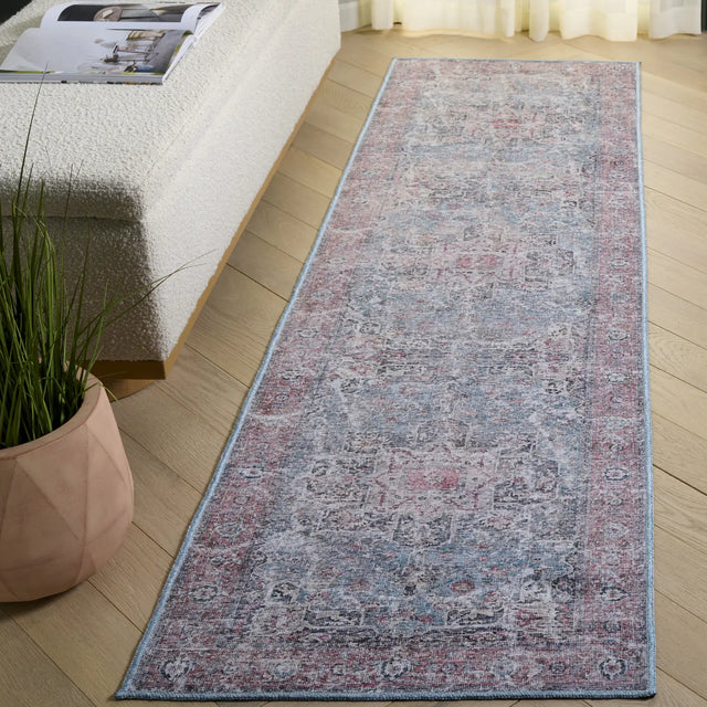 Safavieh Vintage Heriz 800 2'-3" x 8'-0" Rug in Blue / Red
