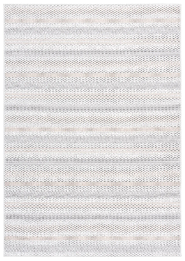 Safavieh Veranda 4'-0" x 6'-0" Rug in Ivory / Beige Grey