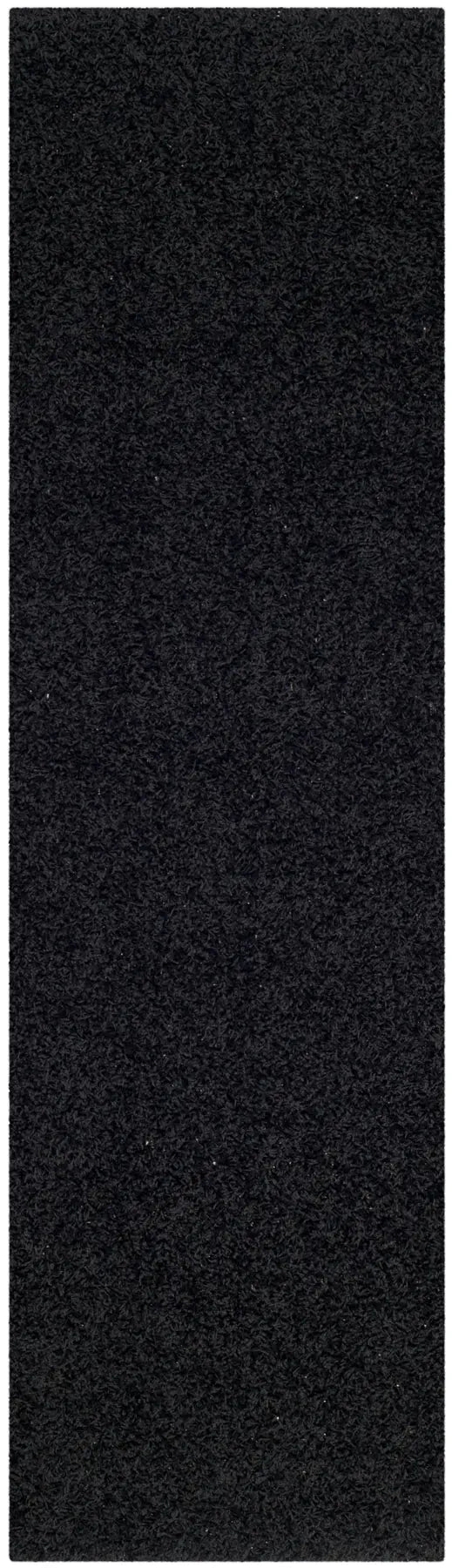 Safavieh Sga-Athens Shag 2'-3" x 8'-0" Rug in Black