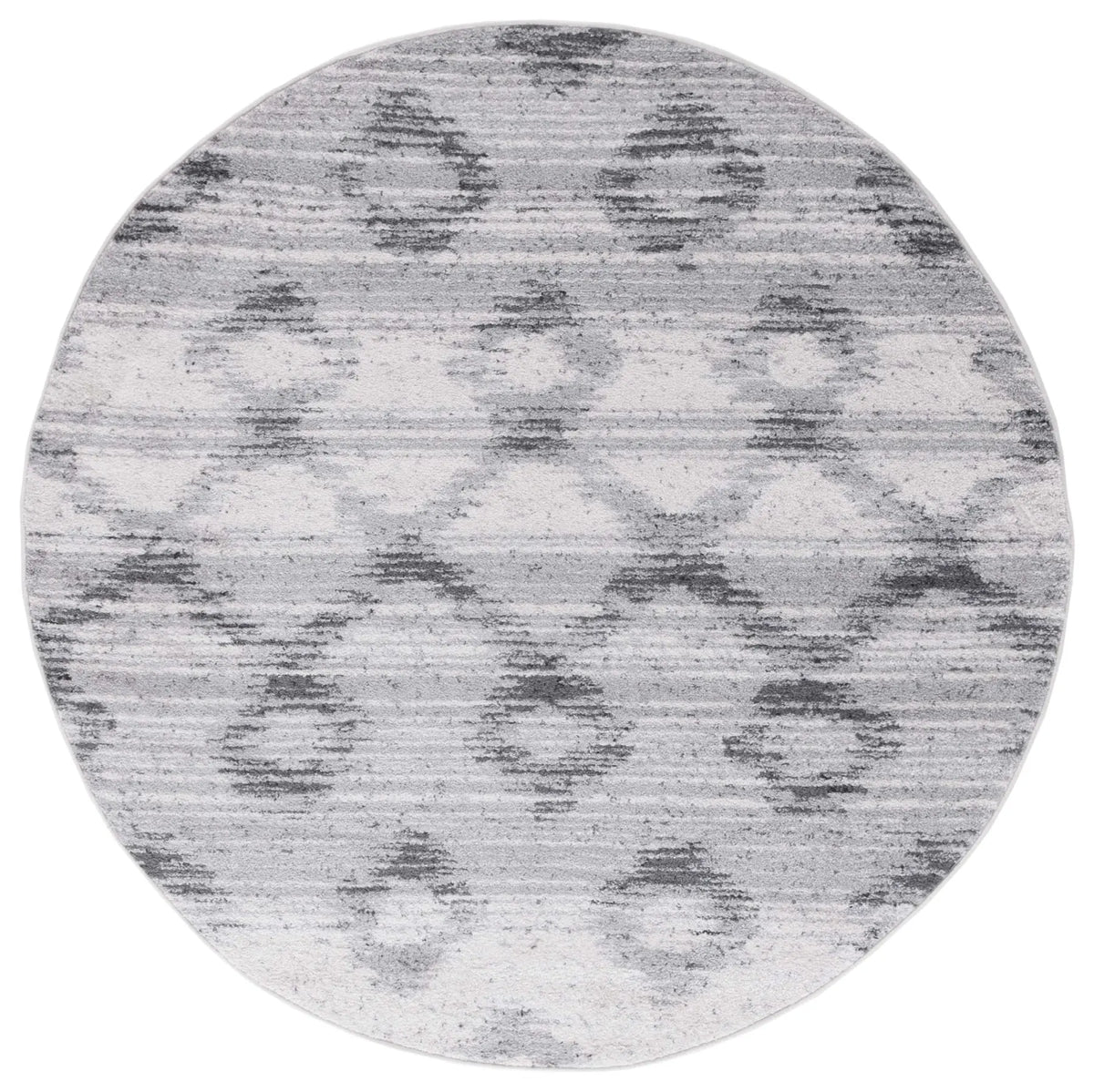 Safavieh Adirondack 6'-0" x 6'-0" Rug in Silver / Charcoal