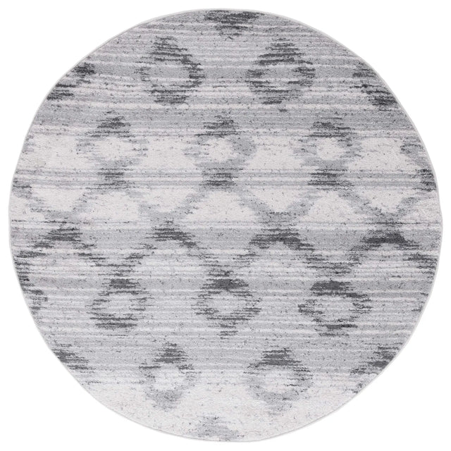 Safavieh Adirondack 6'-0" x 6'-0" Rug in Silver / Charcoal