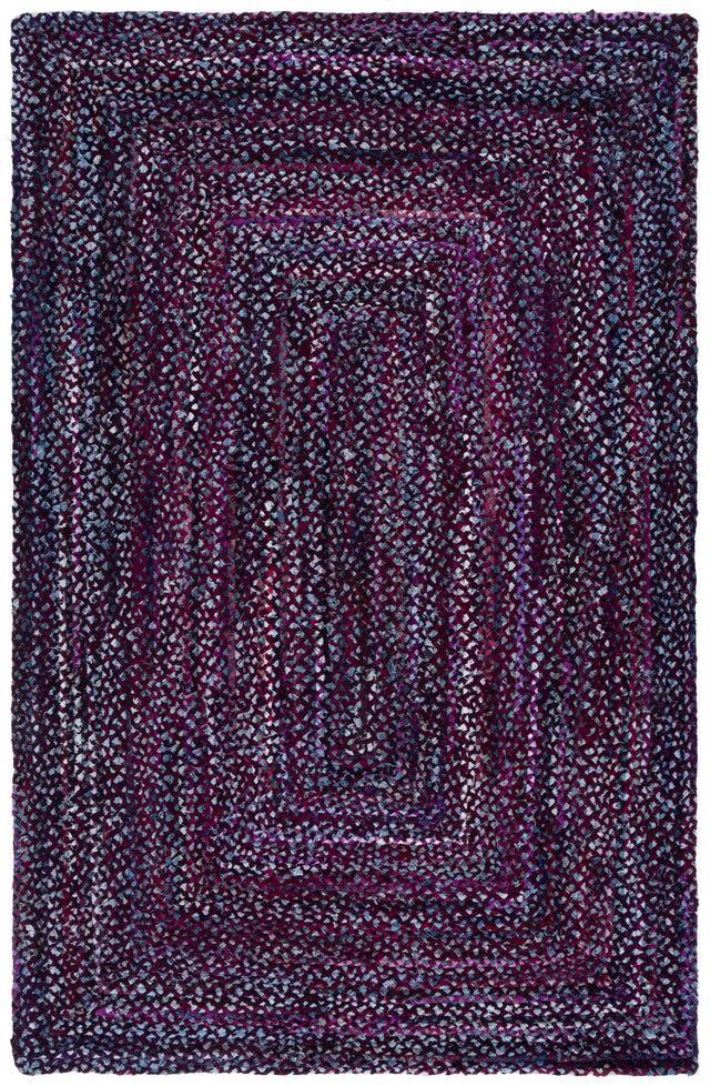 Safavieh Braided 4'-0" x 6'-0" Rug in Purple / Blue