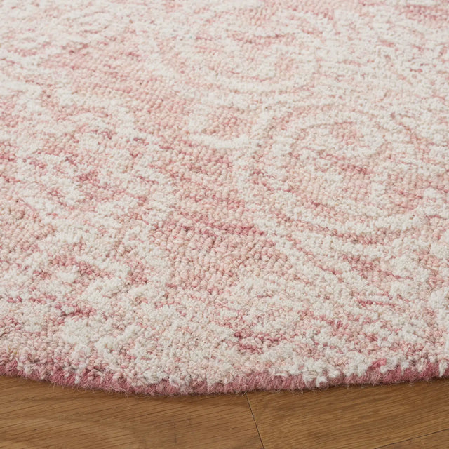 Safavieh Metro 6'-0" x 6'-0" Rug in Dark Pink / Ivory
