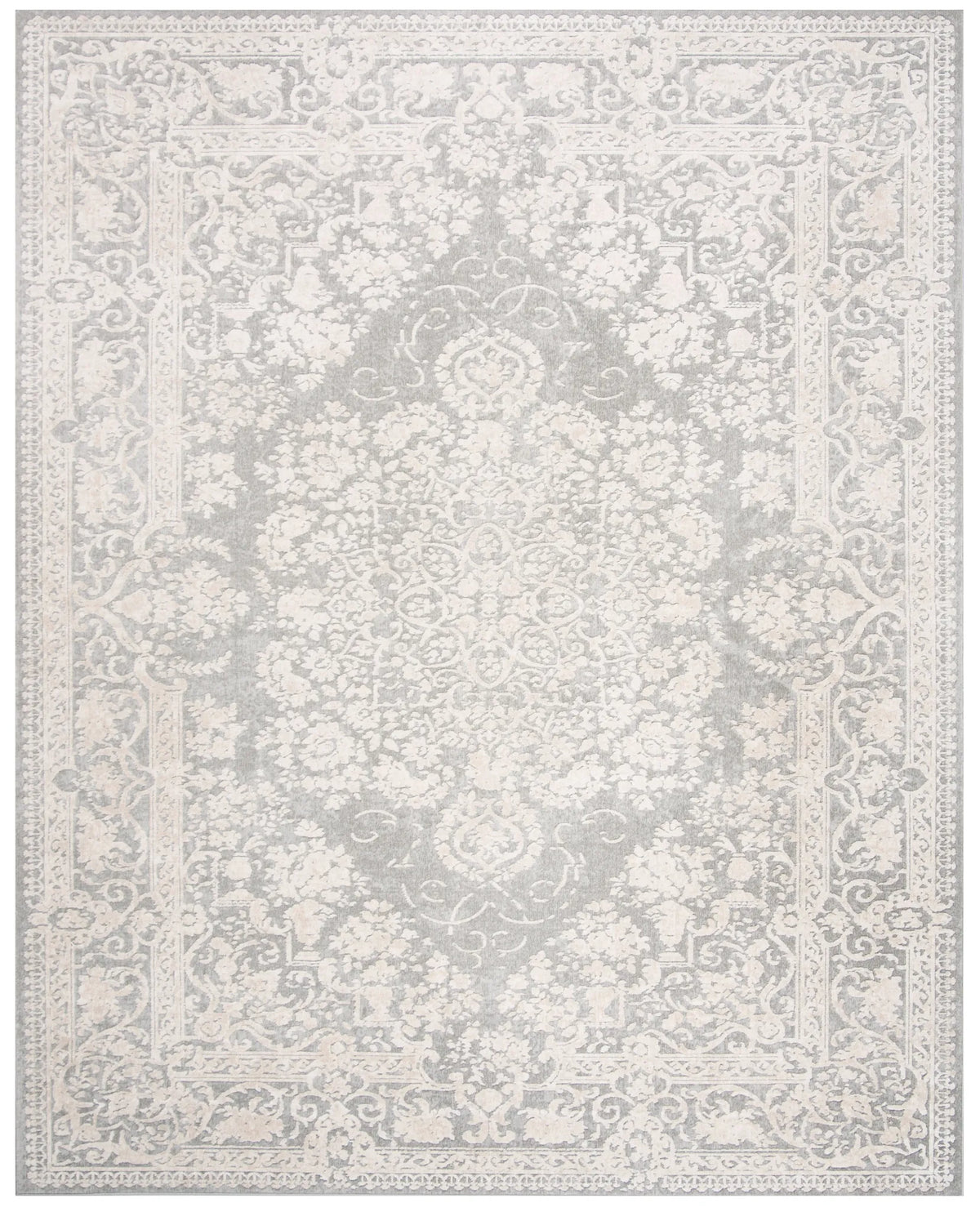 Safavieh Reflection 10'-0" x 14'-0" Rug in Light Grey / Cream
