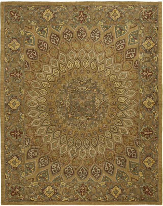 Safavieh Heritage 9'-6" x 13'-6" Rug in Light Brown / Grey