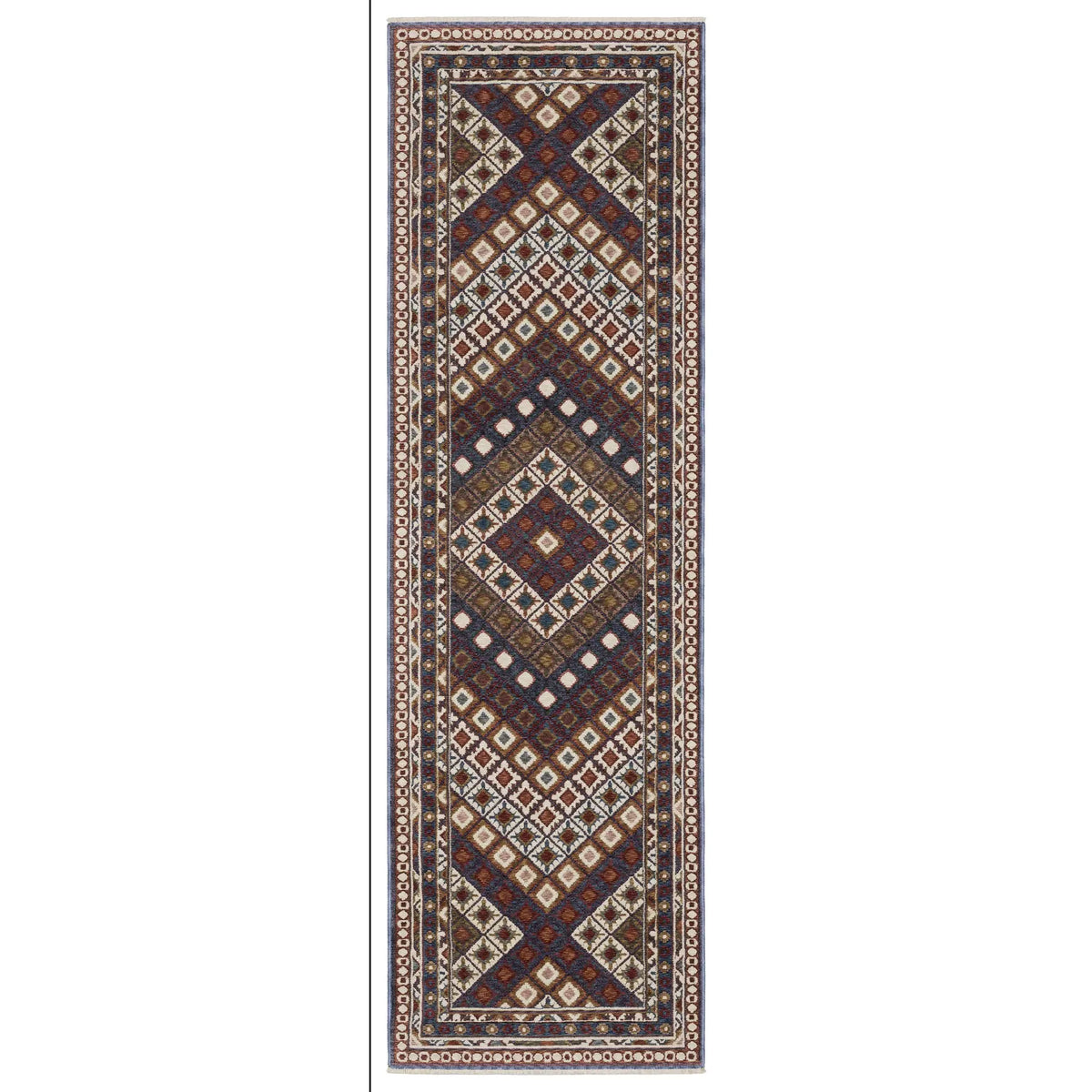 Oriental Weavers Sphinx HASTINGS HA08B Multi Geometric Rugs - runner