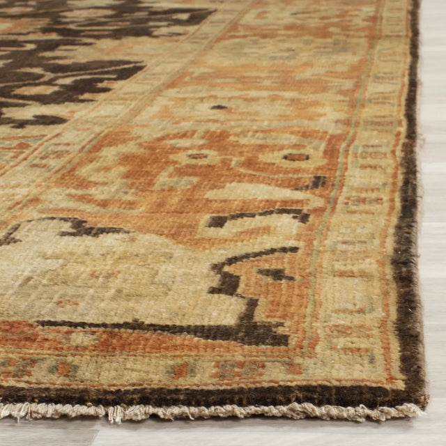 Safavieh Oushak 10'-0" x 14'-0" Rug in Black / Light Gold