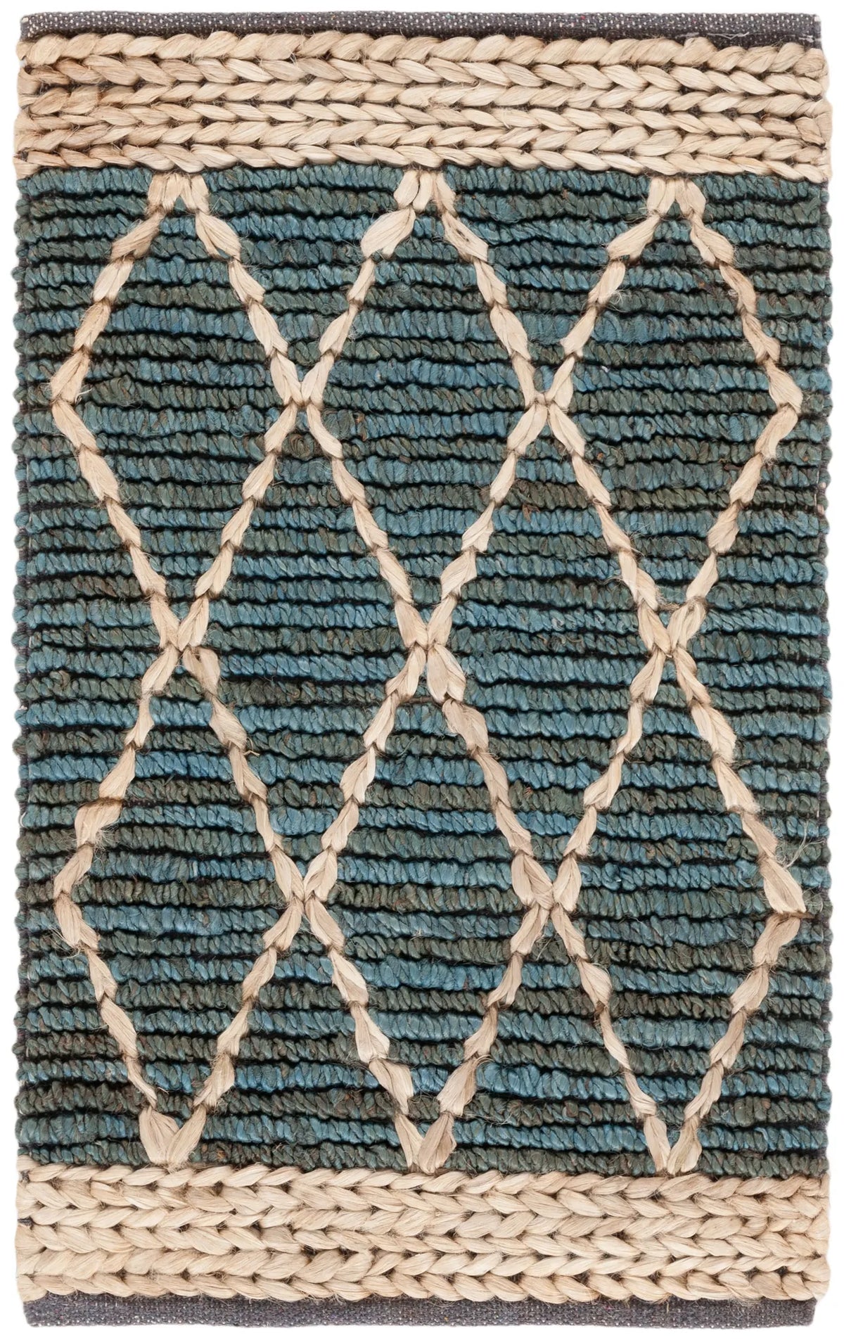 Safavieh Natural Fiber 2'-0" x 3'-0" Rug in Blue
