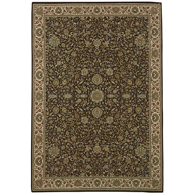 Oriental Weavers Sphinx Ariana 172d2 Brown / Ivory Rugs - main flat