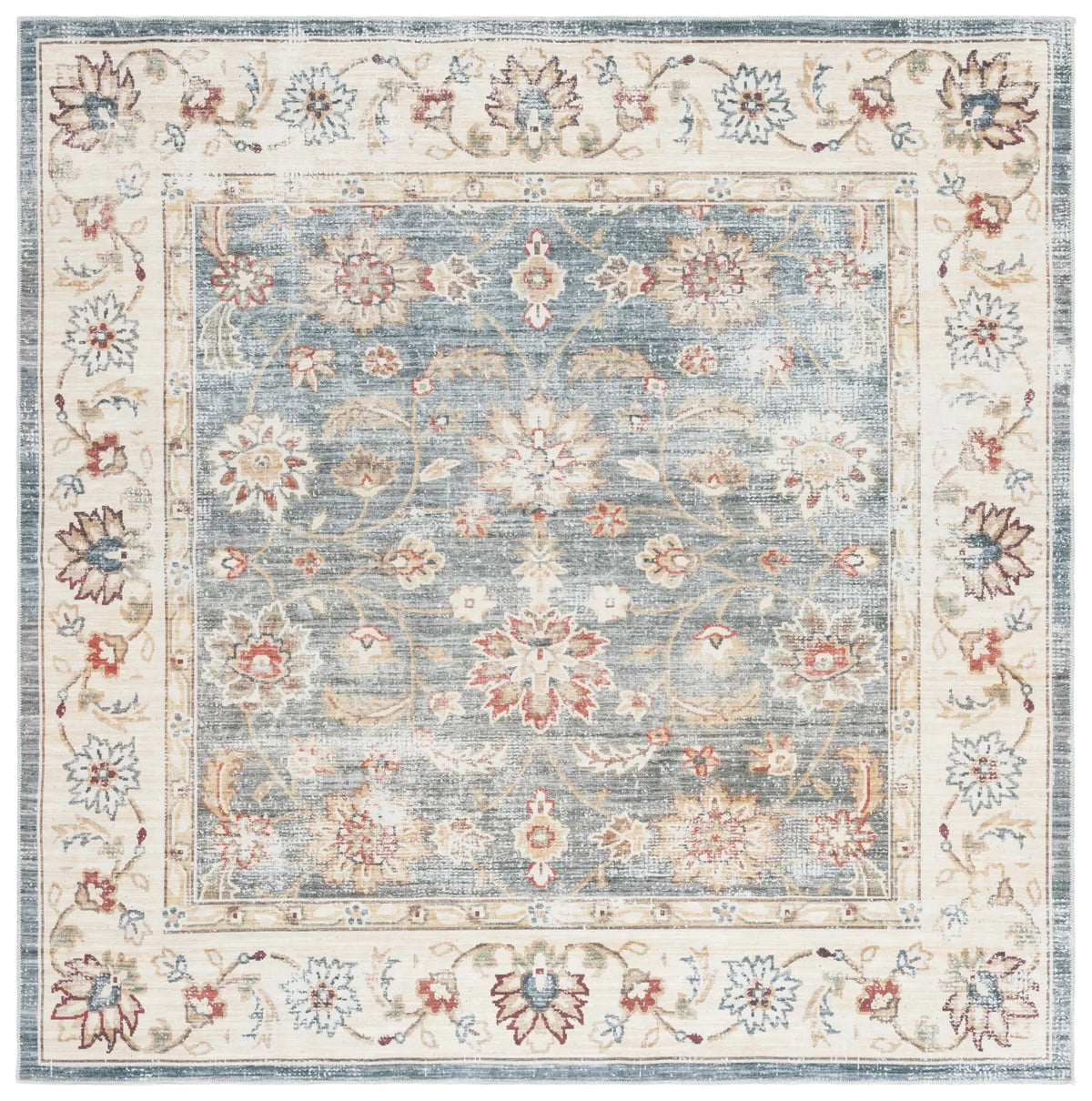Safavieh Arizona 6'-0" x 6'-0" Rug in Green / Beige