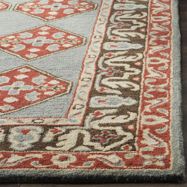 Safavieh Heritage 5'-0" x 8'-0" Rug in Blue / Charcoal