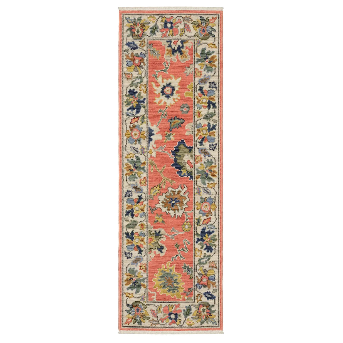 Oriental Weavers Sphinx LUCCA 2889B Pink Floral Rugs - runner