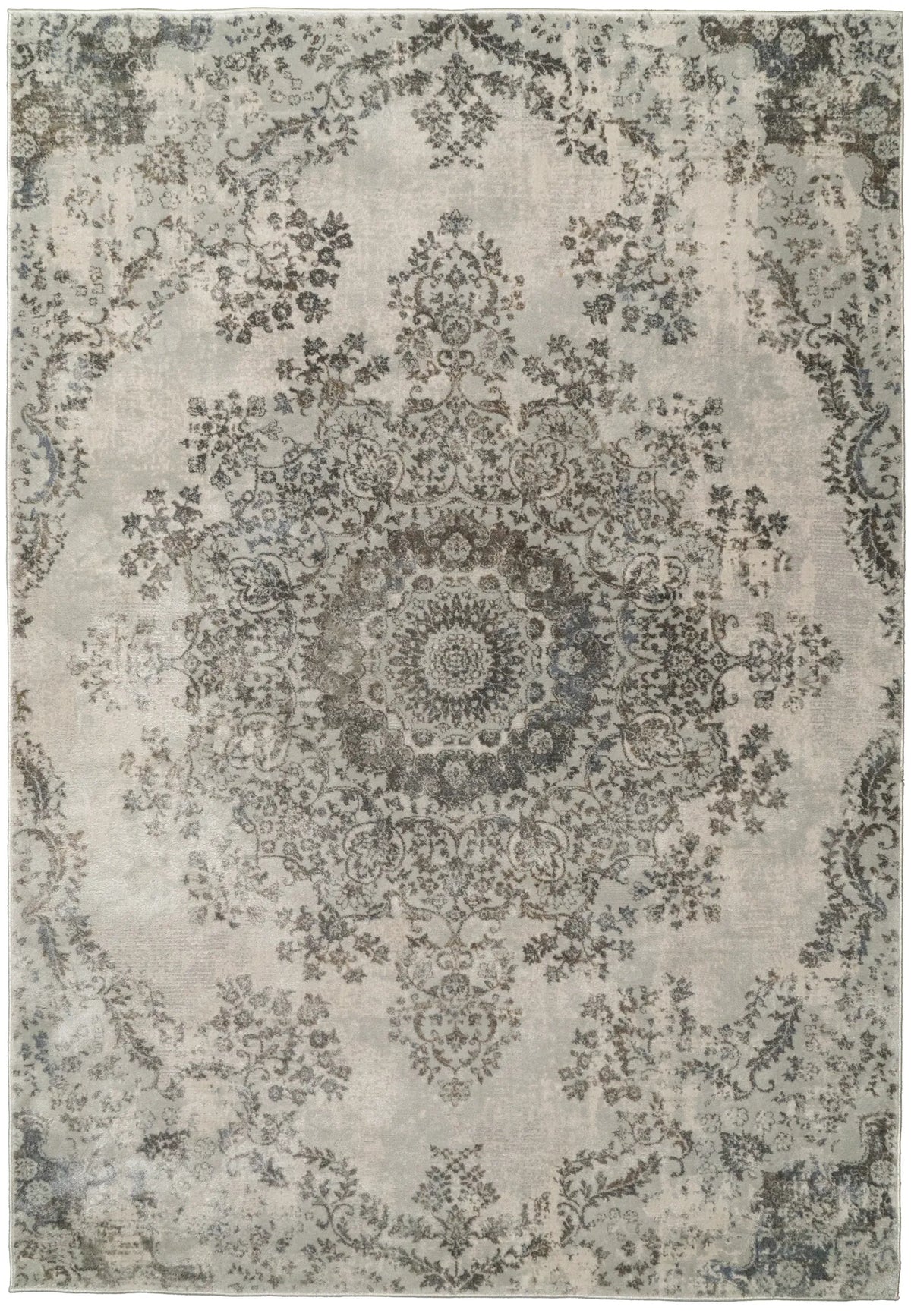 Dynamic Rugs Castilla 3558 Light Grey Rugs - Rectangular