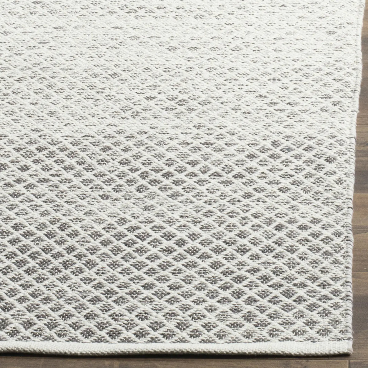 Safavieh Montauk 4'-0" x 6'-0" Rug in Light Grey / Ivory