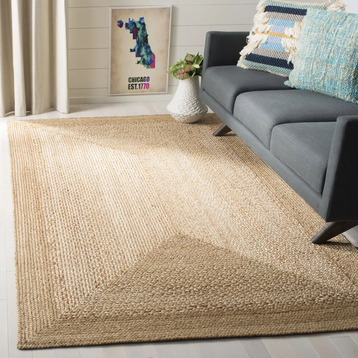 Safavieh Natural Fiber 4'-0" x 6'-0" Rug in Natural / Ivory