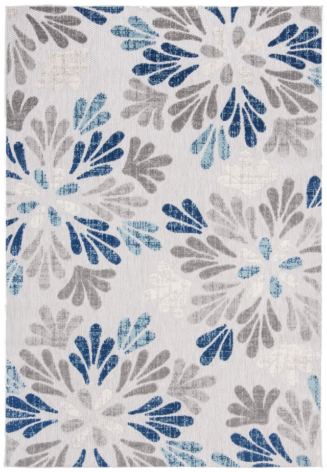 Safavieh Cabana 4'-0" x 6'-0" Rug in Grey / Blue