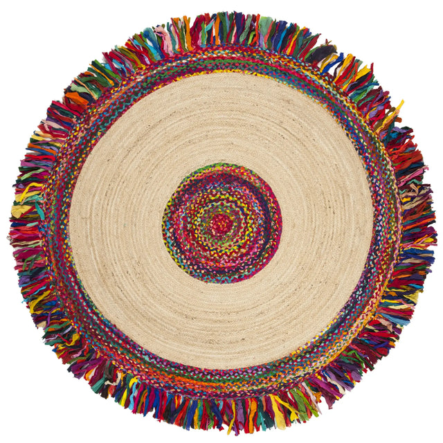 Safavieh Cape Cod 5'-0" x 5'-0" Rug in Ivory / Red