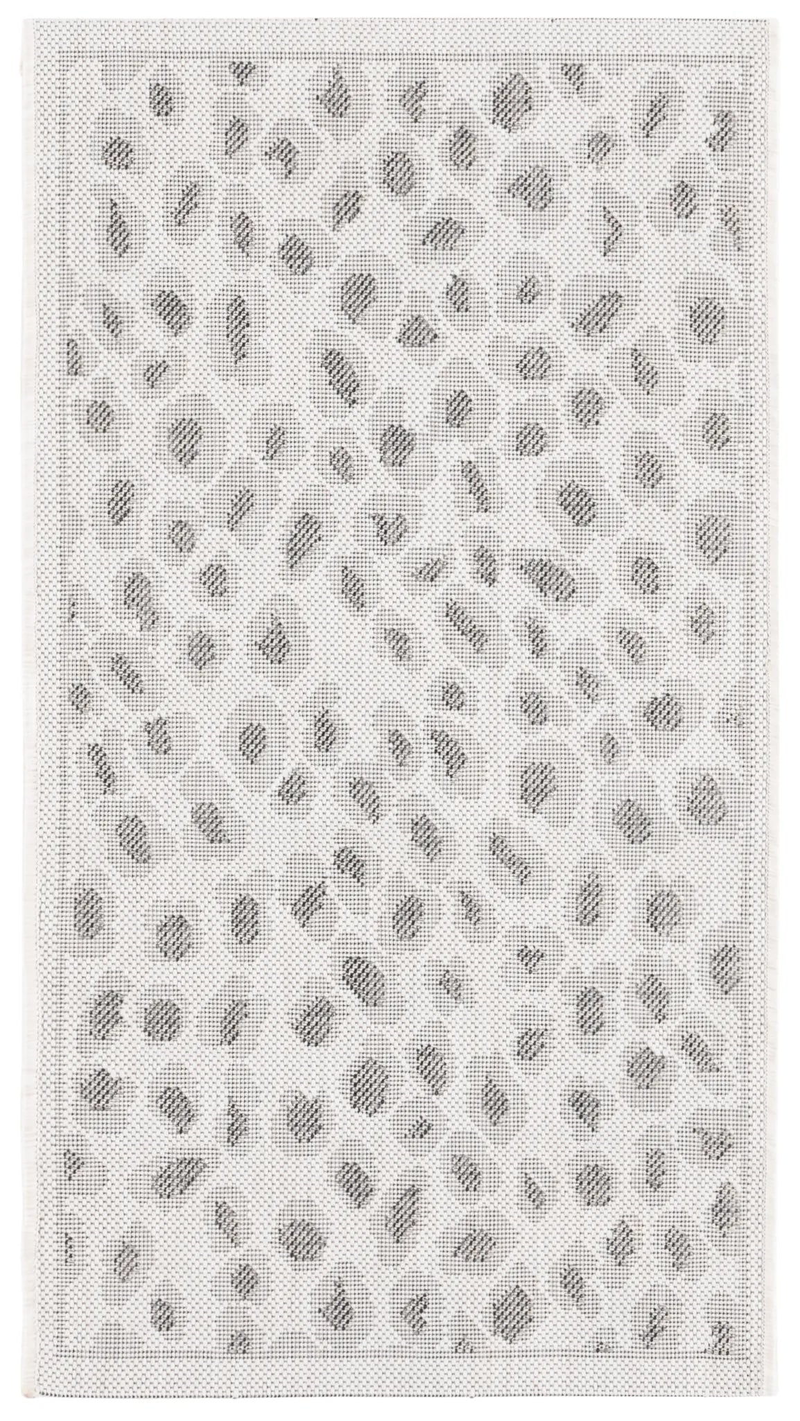 Safavieh Courtyard 2'-0" x 3'-7" Rug in Ivory / Grey