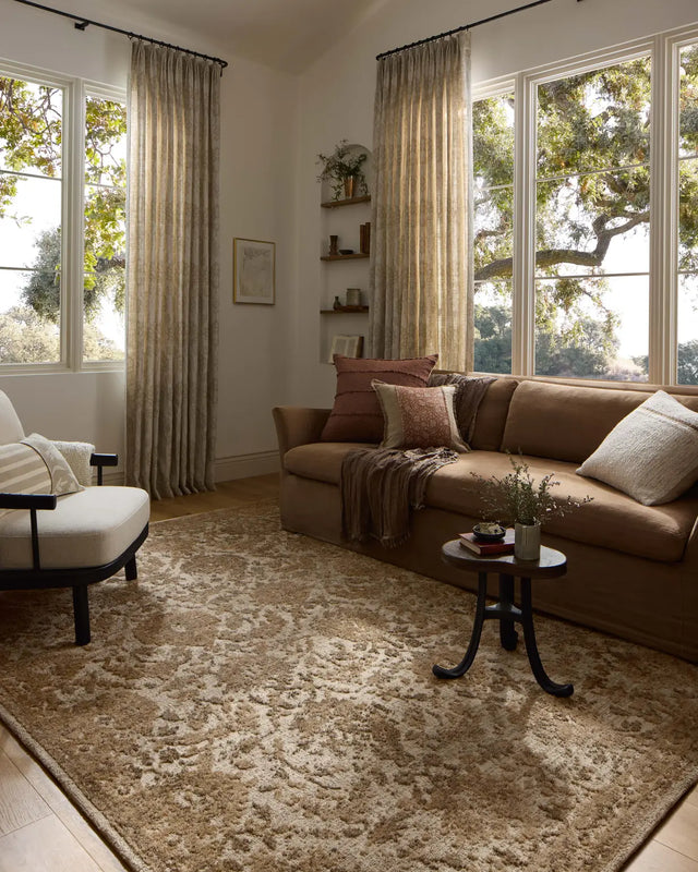 Loloi Percival PCV-01 Ivory / Natural Rug - room scene 3
