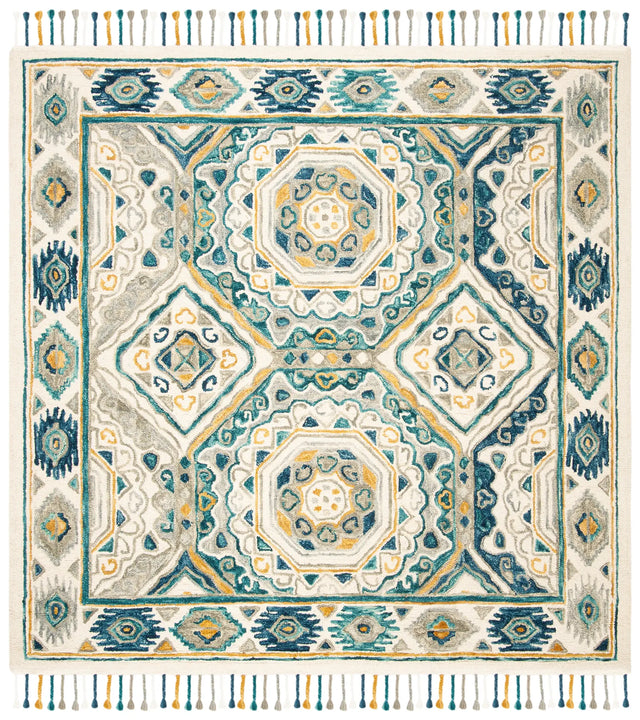 Safavieh Aspen 7'-0" x 7'-0" Rug in Ivory / Charcoal
