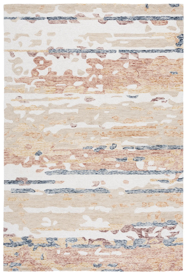 Safavieh Ebony 4'-0" x 6'-0" Rug in Beige / Rust
