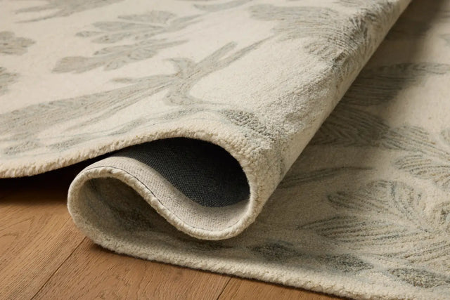 Loloi Lenore LNO-01 Ivory / Sky Rug - pile height
