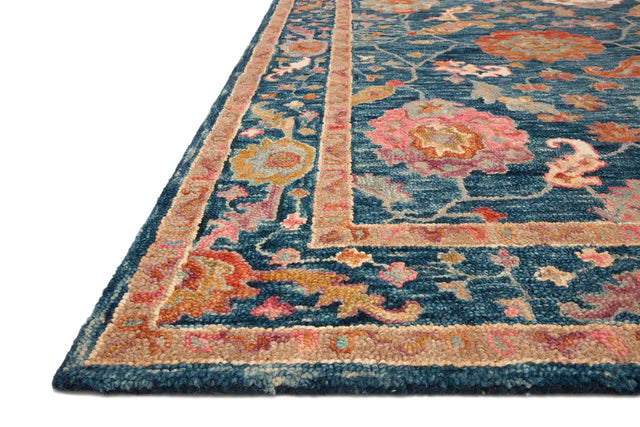 Loloi Padma Pma-01 Marine/Multi Rugs - rug corner