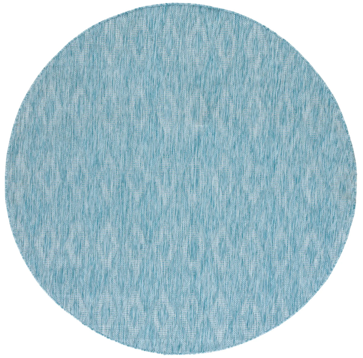 Safavieh Courtyard 5'-3" x 5'-3" Rug in Aqua / Aqua