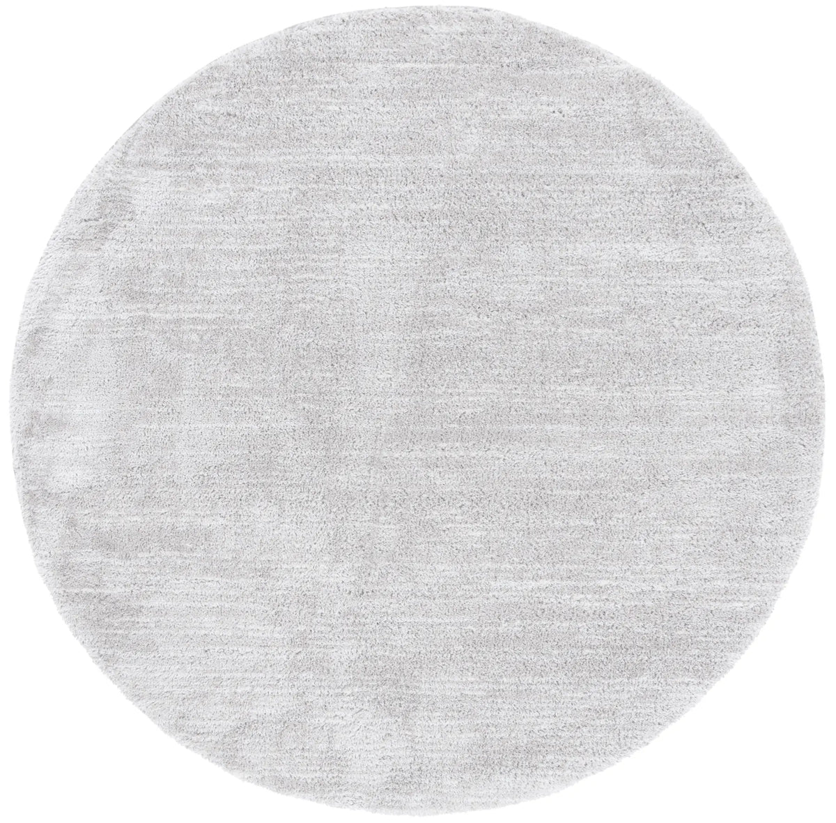 Safavieh Jasmine Shag 6'-7" x 6'-7" Rug in Light Grey / Ivory