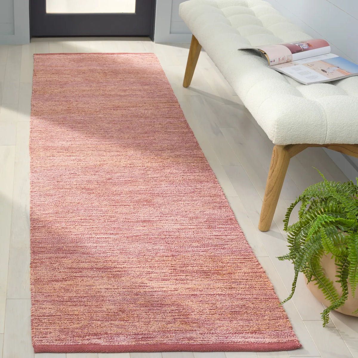 Safavieh Montauk 2'-3" x 8'-0" Rug in Rust