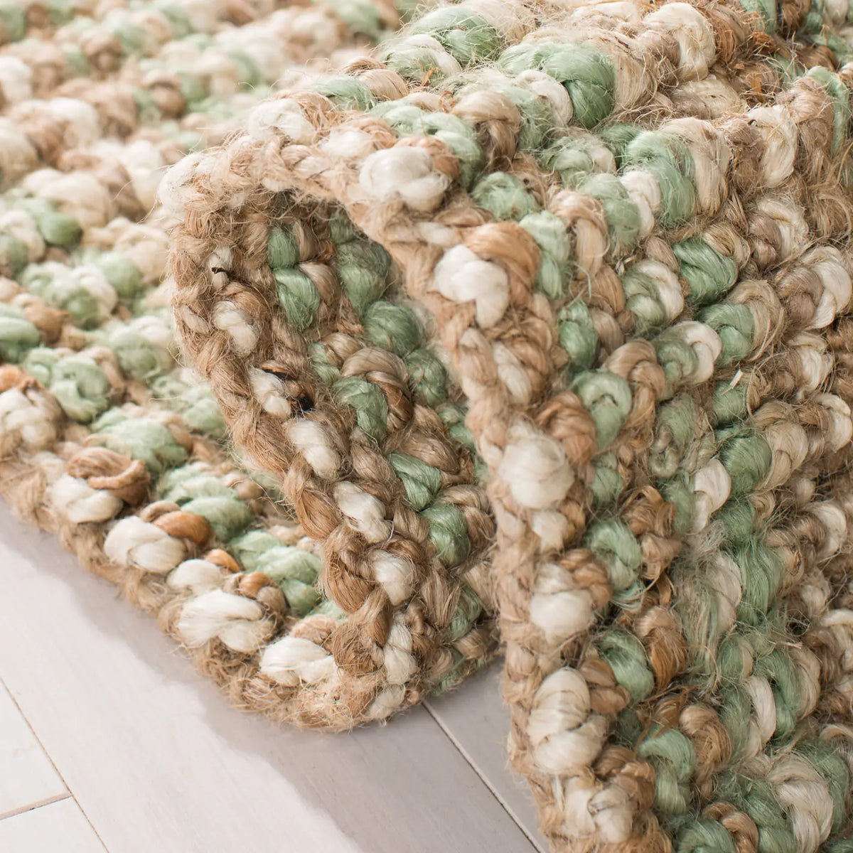 Safavieh Natural Fiber 5'-0" x 8'-0" Rug in Sage / Natural