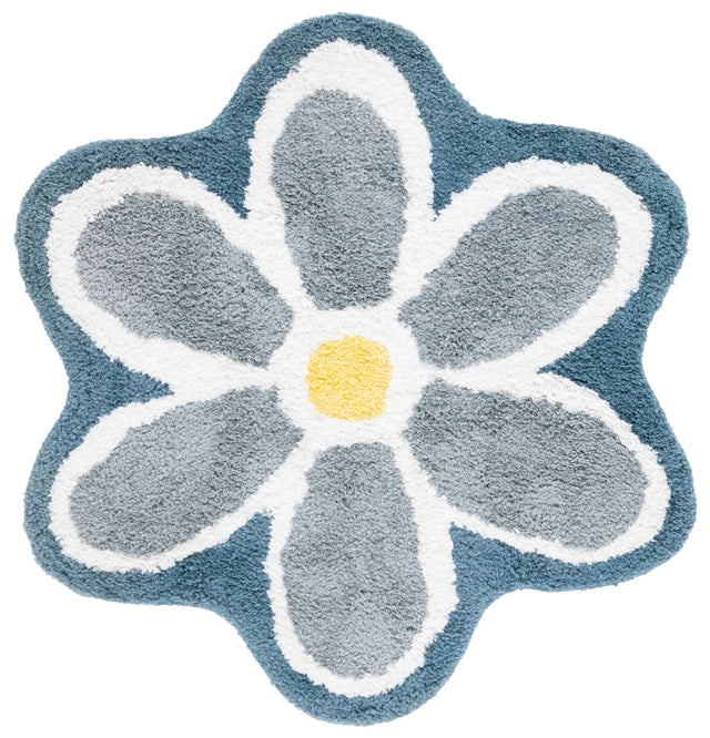 Safavieh Novelty 5'-0" x 5'-0" Rug in Ivory / Blue