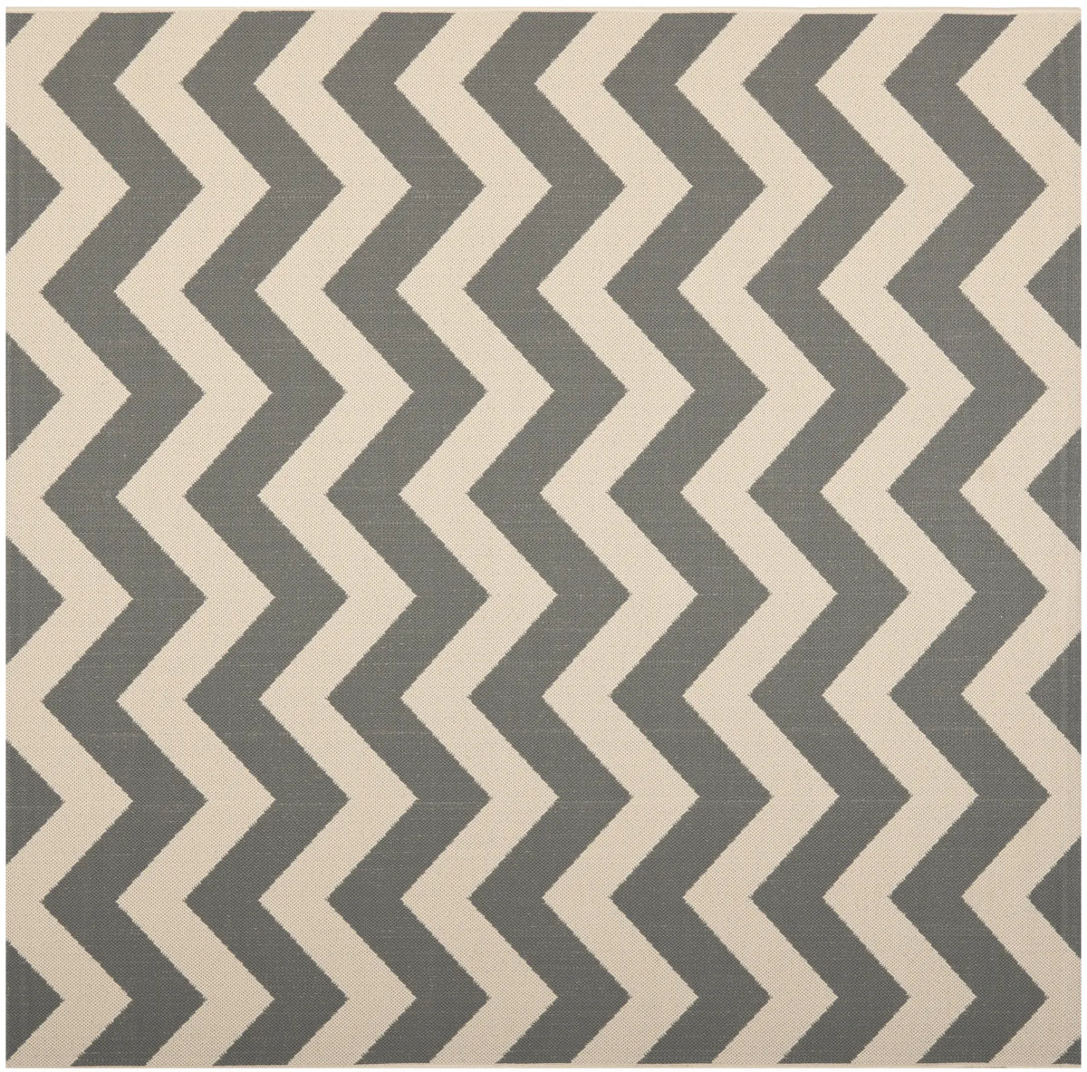 Safavieh Courtyard 6'-7" x 6'-7" Rug in Grey / Beige