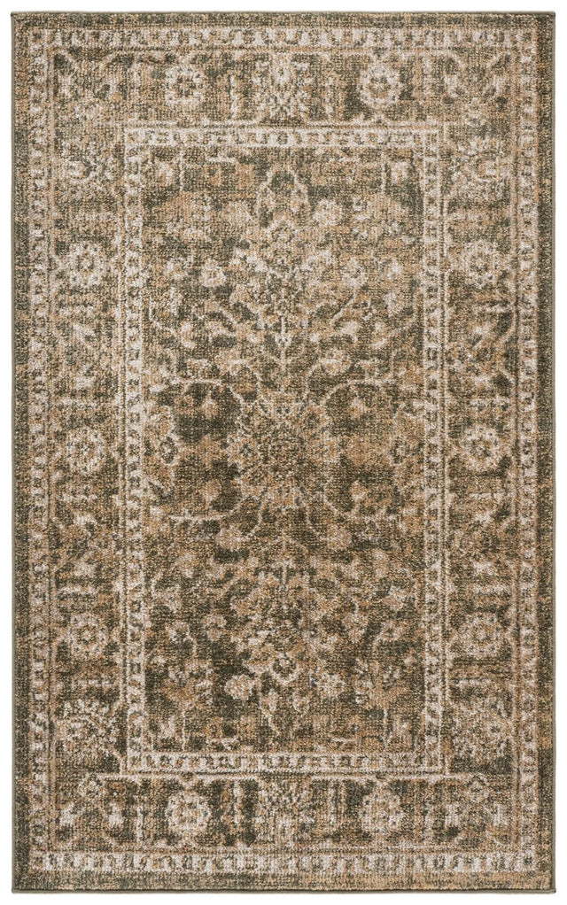Safavieh Hazel 500 3'-0" x 5'-0" Rug in Green / Beige
