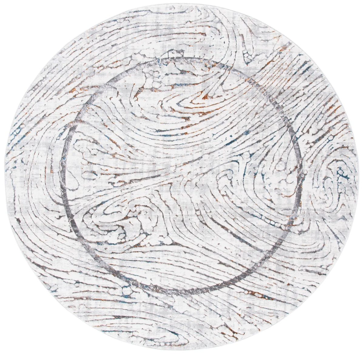 Safavieh Sonoma 6'-7" x 6'-7" Rug in Ivory / Grey