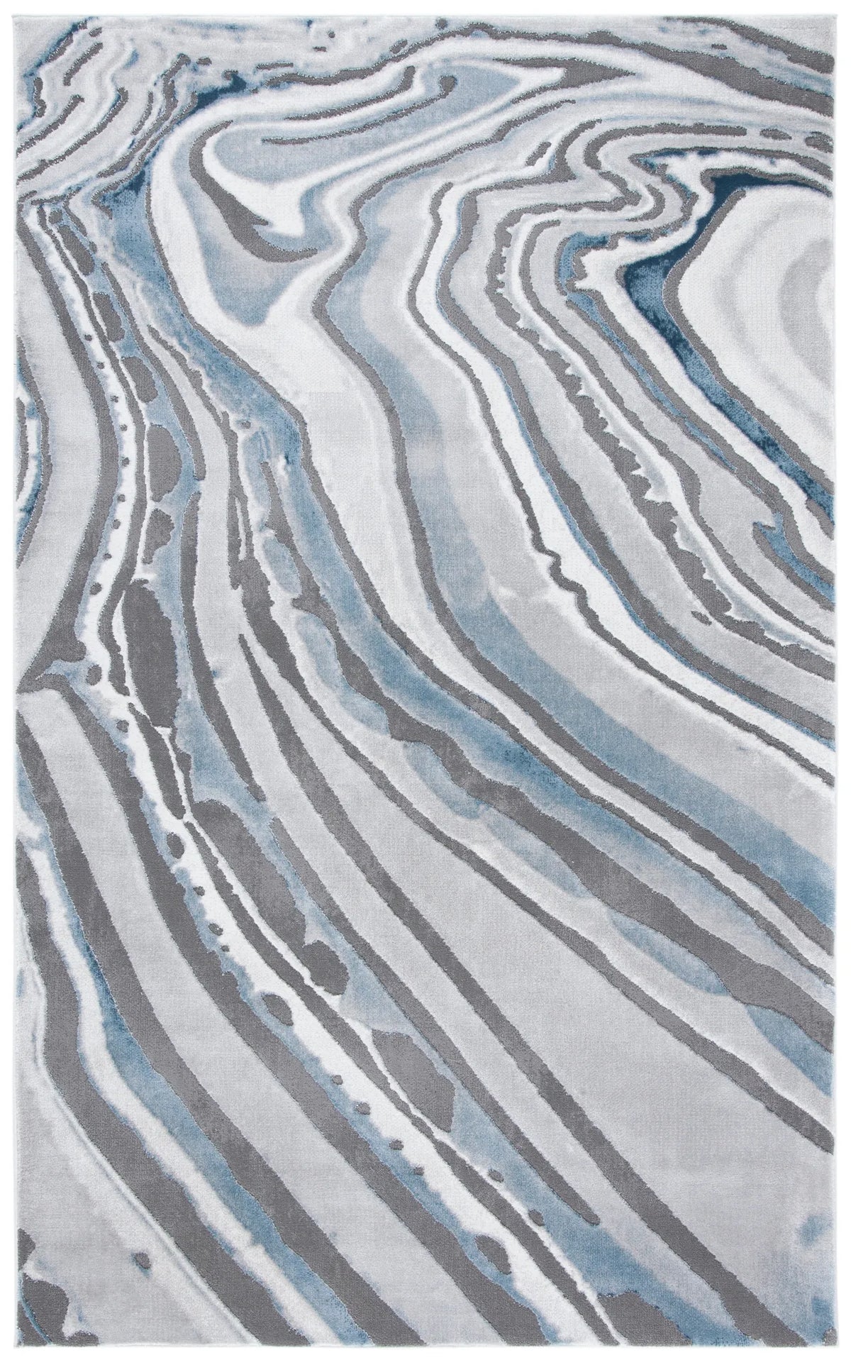 Safavieh Craft 4'-0" x 6'-0" Rug in Blue / Grey