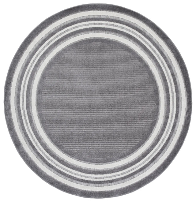 Safavieh Cabana 6'-7" x 6'-7" Rug in Grey / Ivory
