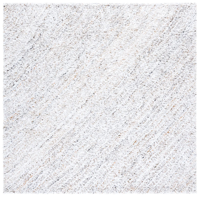 Safavieh Glory Shag 6'-0" x 6'-0" Rug in Ivory / Beige