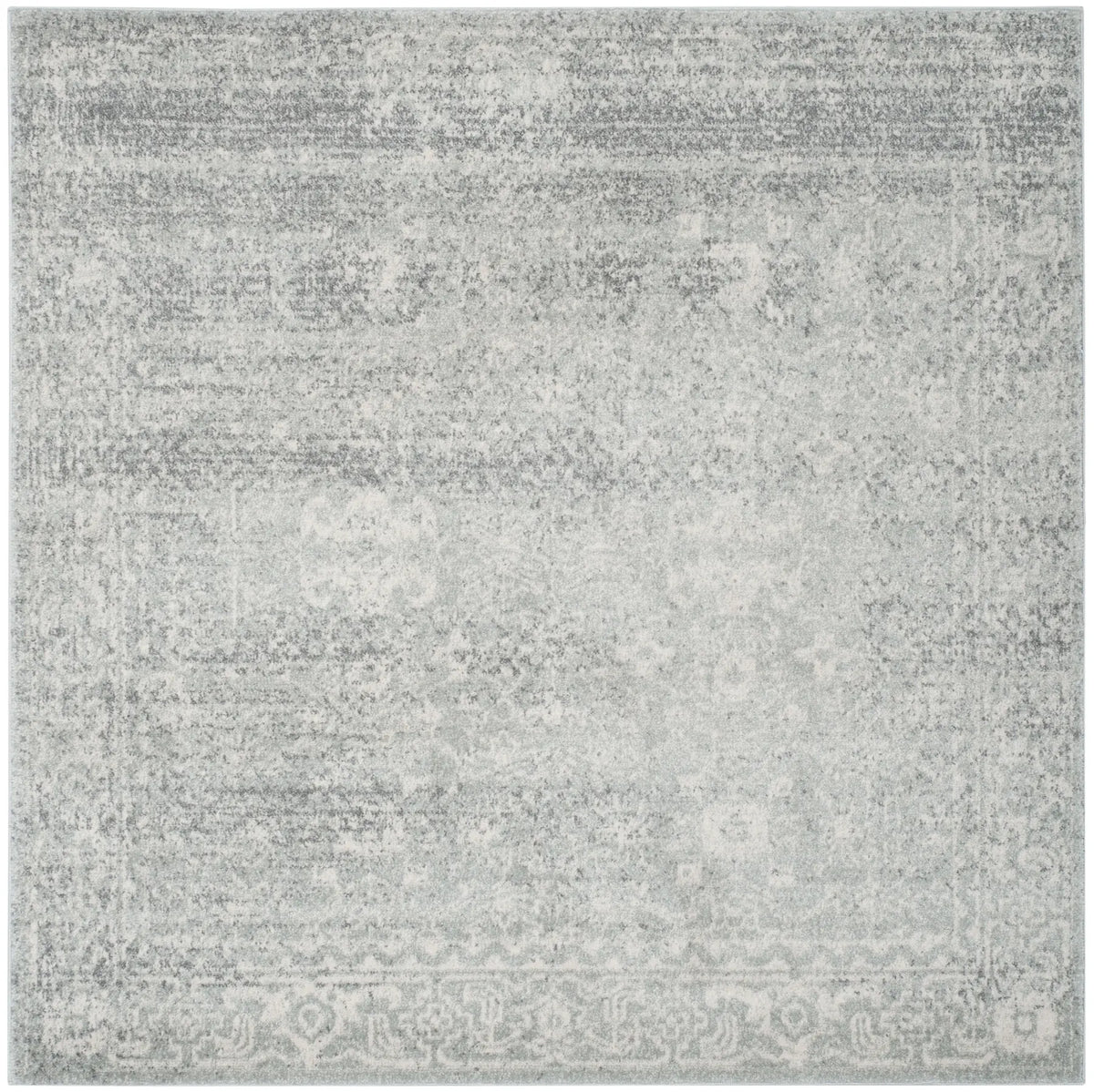 Safavieh Evoke 5'-3" x 5'-3" Rug in Silver / Ivory
