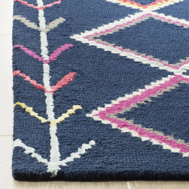 Safavieh Bellagio 4'-0" x 6'-0" Rug in Navy / Multi