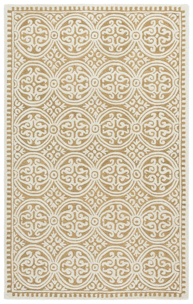 Safavieh Cambridge 4'-0" x 6'-0" Rug in Ivory / Gold