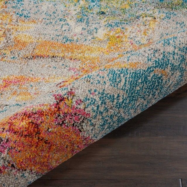 Nourison Celestial CES02 Machine Made Sealife Rug