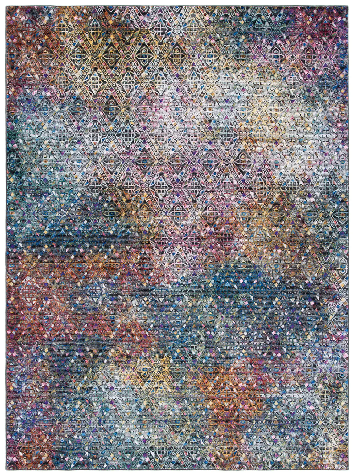 Safavieh Aria 4'-0" x 6'-0" Rug in Blue / Ivory