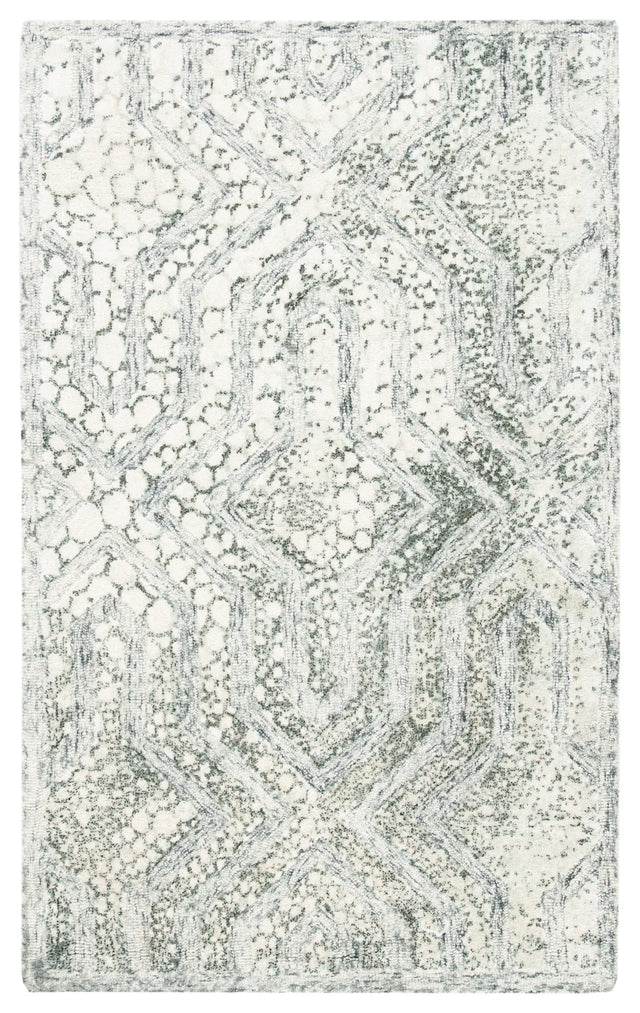 Safavieh Restoration Vintage 3'-0" x 5'-0" Rug in Charcoal / Ivory
