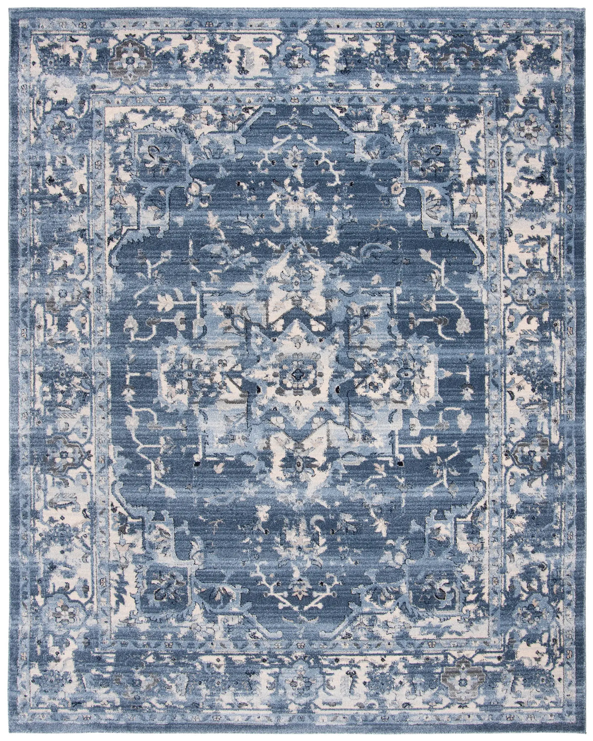 Safavieh Charleston 10'-0" x 14'-0" Rug in Navy / Creme