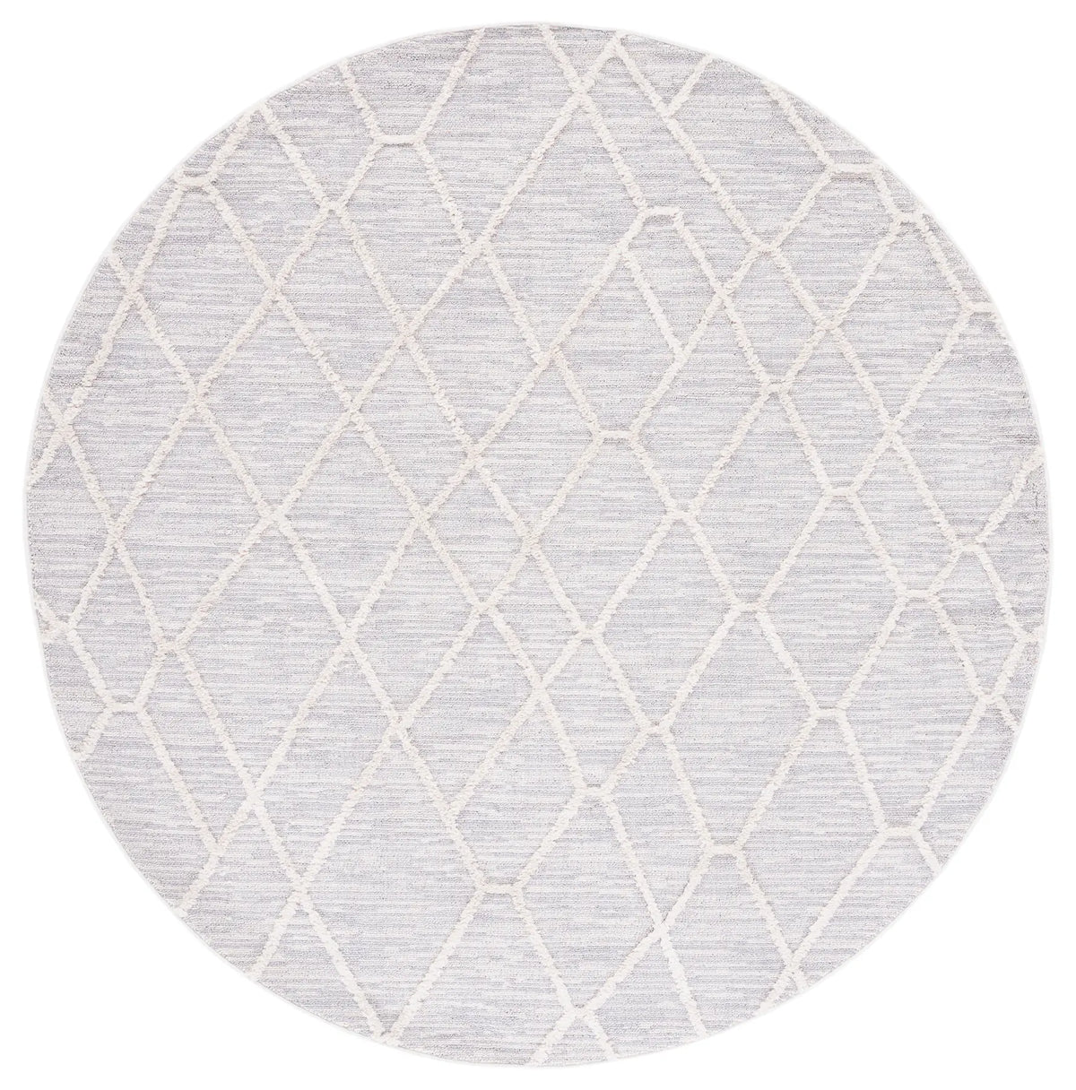 Safavieh Marrakesh 6'-7" x 6'-7" Rug in Ivory / Grey