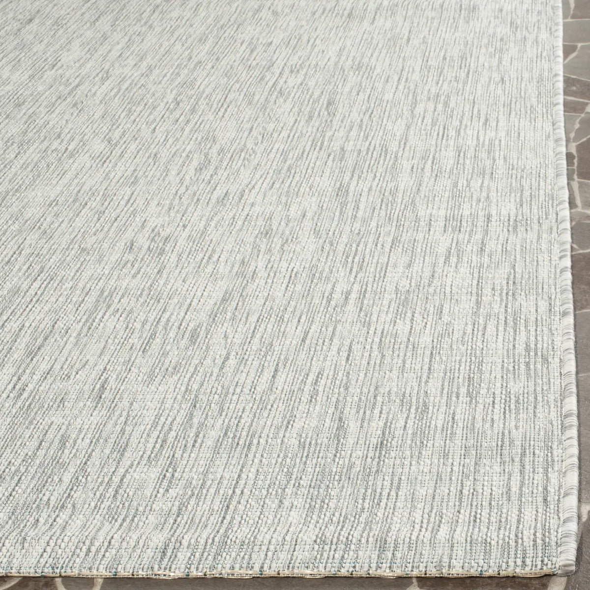Safavieh Courtyard 4'-0" x 5'-7" Rug in Grey / Turquoise